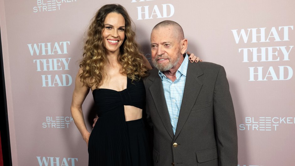 Hilary Swank and her dad
