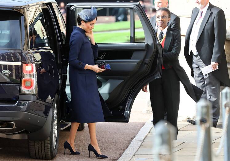 Meghan Markle Wore Coat To Princess Eugenie's Wedding To ...