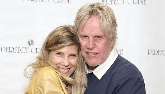 Gary Busey and his wife