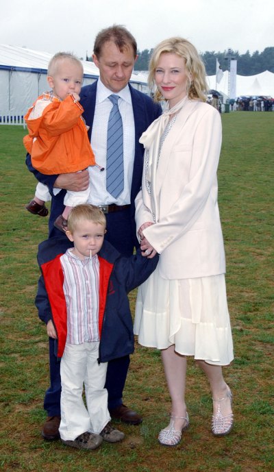 cate and her family in 2005. (photo credit: getty images)