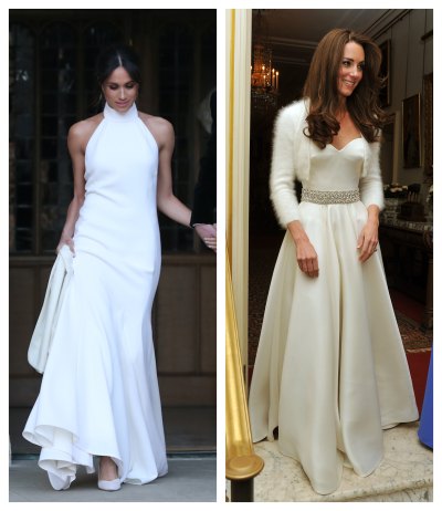 Meghan Markle Kate Middleton Second Wedding Dress