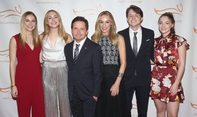 Michael J. Fox and family