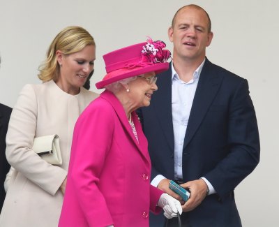 Mike Tindall and the Queen