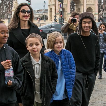 Angelina Jolie Sighting in Paris