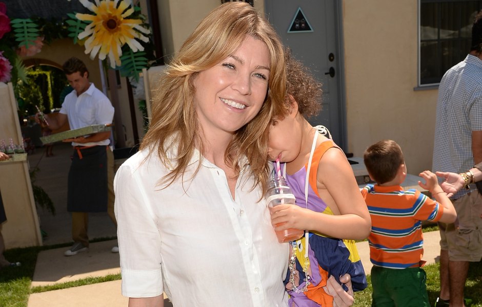 BEVERLY HILLS, CA - JUNE 09: Actress Ellen Pompeo and Chris Ivery with daughter Stella Ivery attend the 1st Annual Children Mending Hearts Style Sunday on June 9, 2013 in Beverly Hills, California. (Photo by Donato Sardella/Getty Images for Children Mending Hearts)