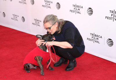 Carrie Fisher Gary the Dog