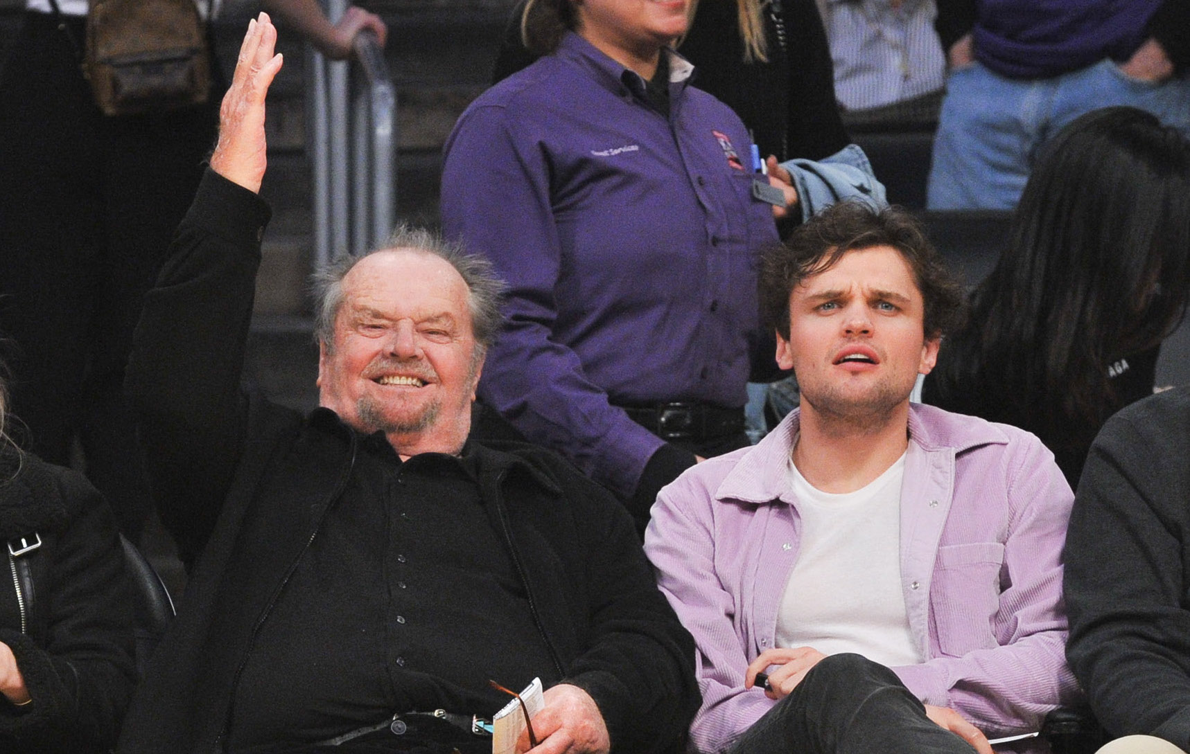 LOOK: Jack Nicholson at Lakers games through the years