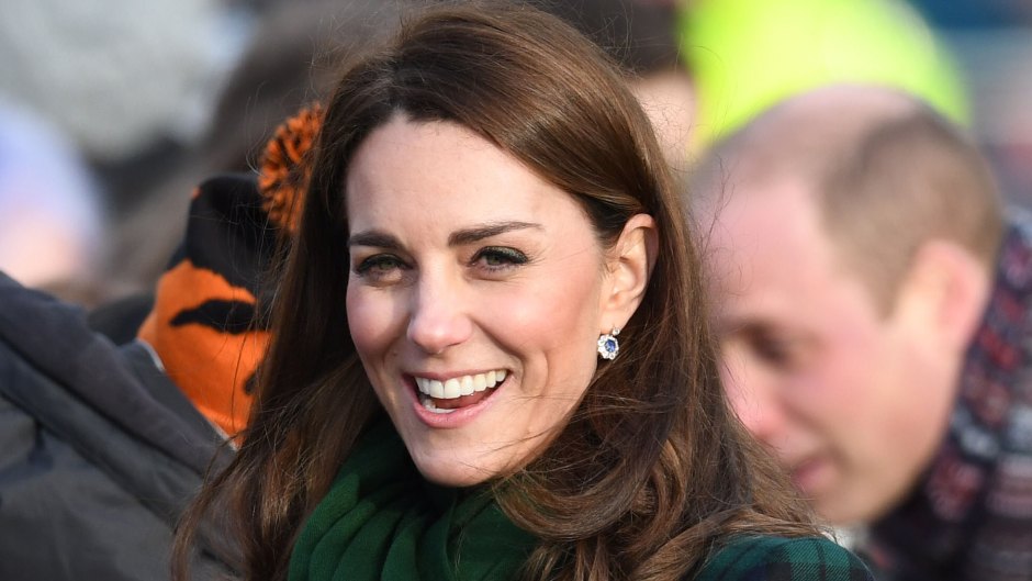 Catherine, Duchess of Cambridge greets members of the public