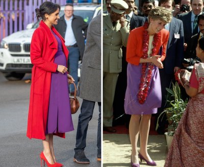 meghan-markle-princess-diana-red-coat-purple-dress