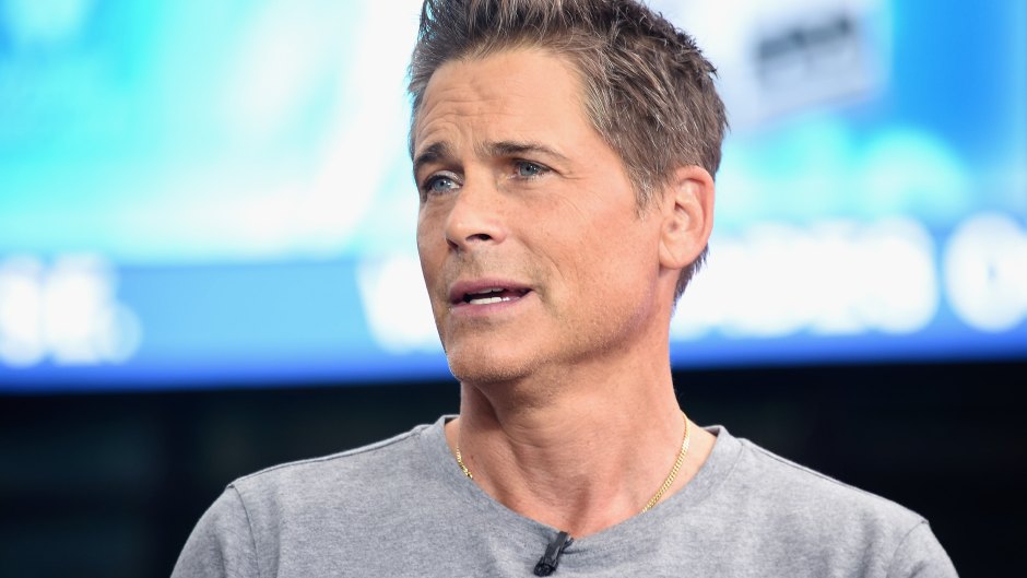 Rob Lowe Visits "Extra"