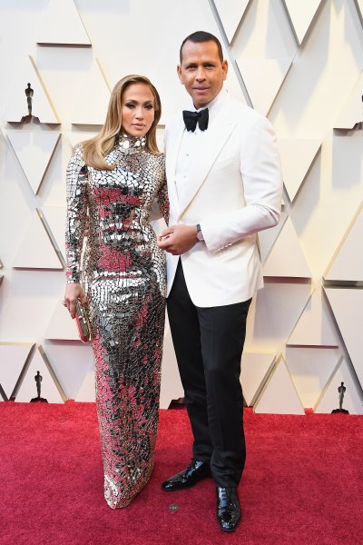 Jennifer Lopez and Alex Rodriguez attend the 91st Annual Academy Awards