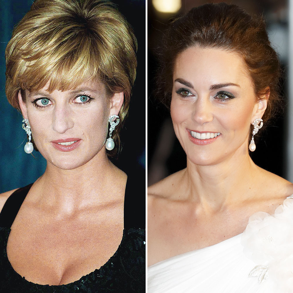 Kate Middleton Wears Princess Diana's Earrings at 2019 BAFTAs
