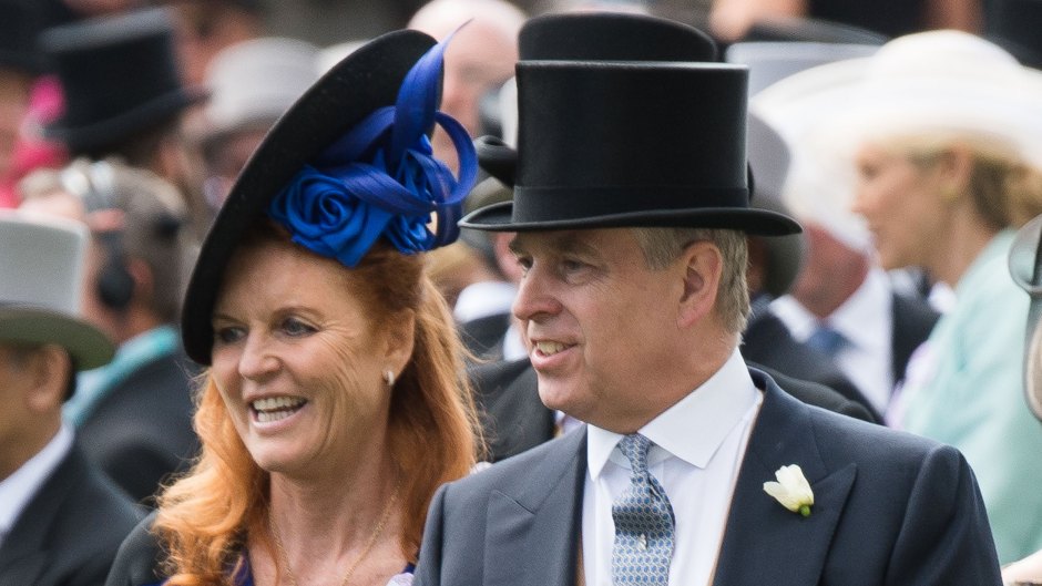 Sarah Ferguson and Prince Andrew, Duke of York attend day 4 of Royal Ascot at Ascot Racecourse