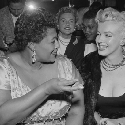 Ella Fitzgerald and Marilyn Monroe