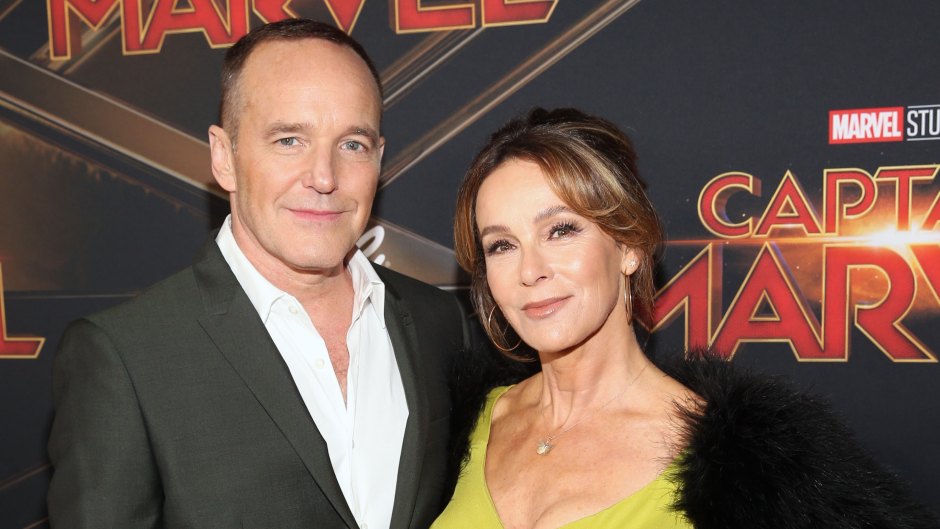 Actors Clark Gregg and Jennifer Grey attend the Los Angeles World Premiere of Marvel Studios' "Captain Marvel"