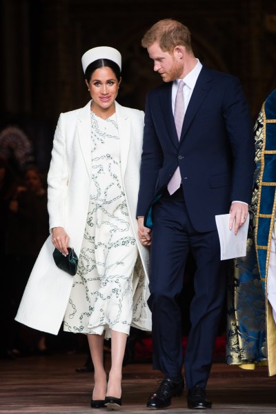 Prince Harry, Duke of Sussex and Meghan, Duchess of Sussex attend the Commonwealth Day service at Westminster Abbe6 on March 11, 2019 in London, England. 