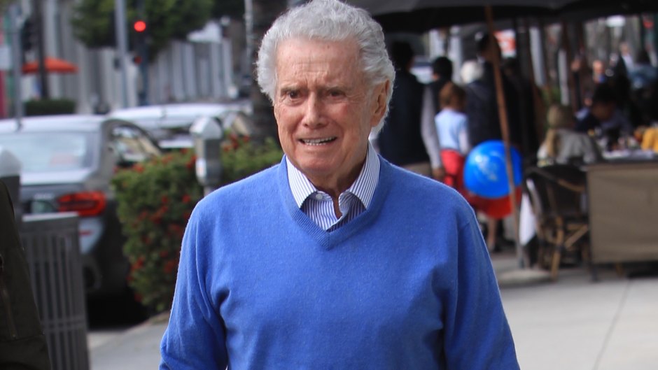 Regis Philbin looks in great shape at the age of 87 as he grabs lunch in Beverly Hills with a friend