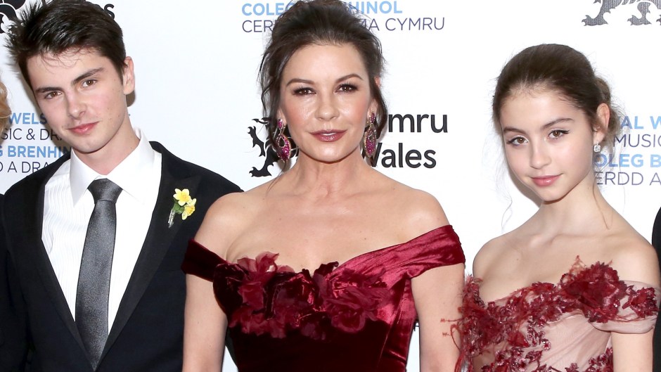 Catherine Zeta-Jones Hits the Red Carpet With Her 2 Teenaged Kids