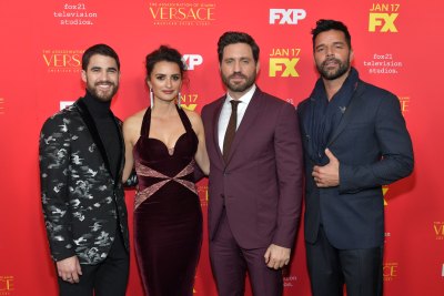 'American Crime Story' cast Darren Criss, Penélope Cruz, Edgar Ramirez, and Ricky Martin