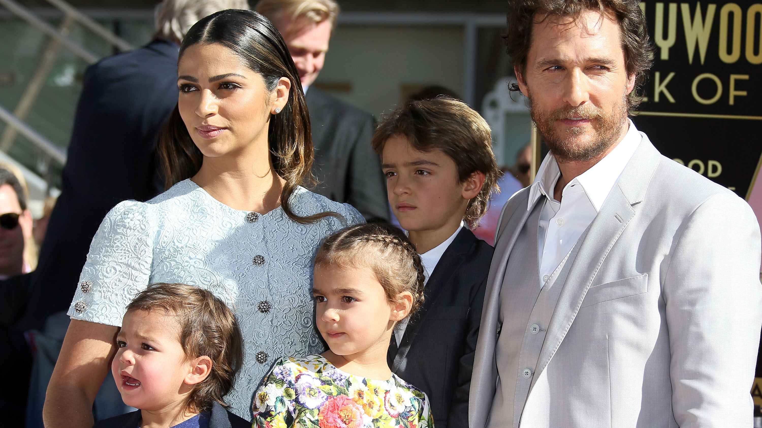 Matthew McConaughey on Greece Vacation With Camila Alves and Kids