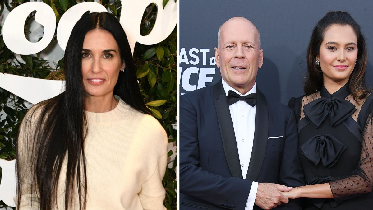 Demi Moore Attends Ex Bruce Willis' Vow Renewal to Wife Emma Heming