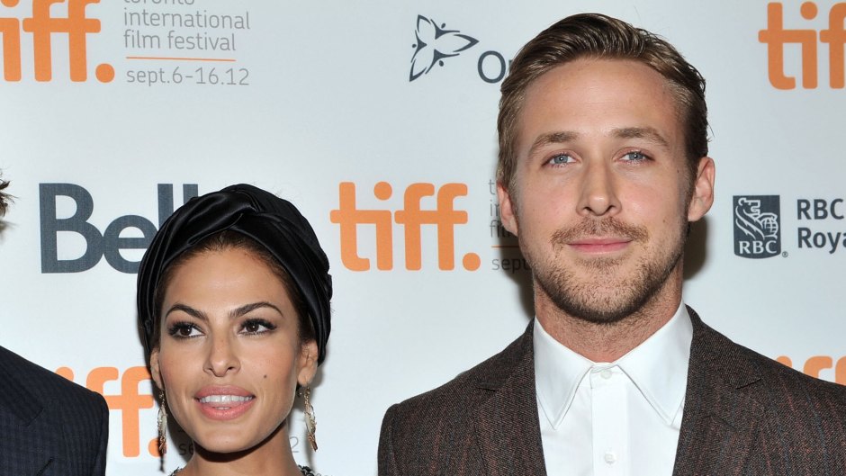 Eva Mendes and Ryan Gosling attend "The Place Beyond The Pines" premiere during the 2012 Toronto International Film Festival at Princess of Wales Theatre