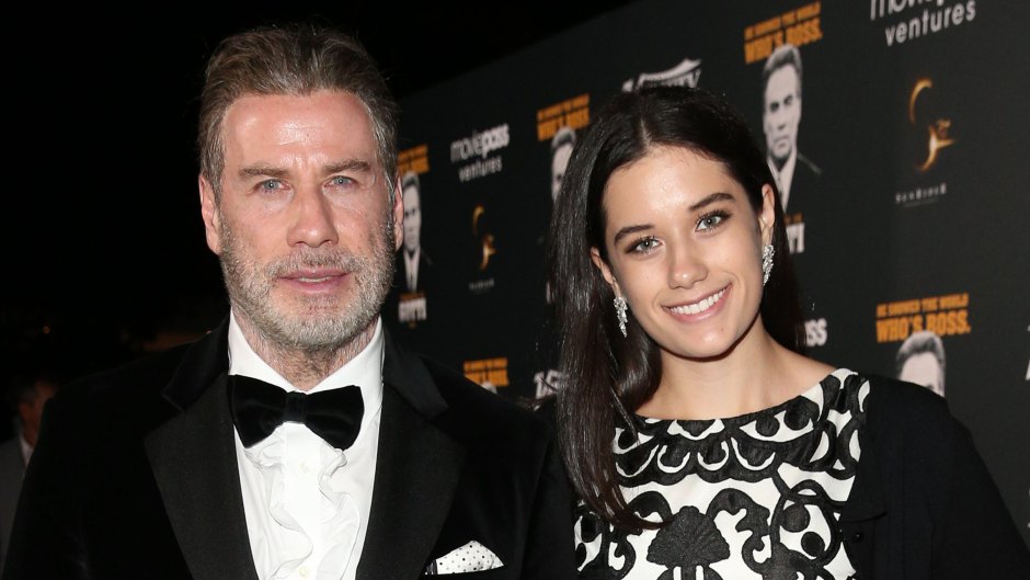 John Travolta and his daughter Ella Bleu Travolta during the party in Honour of John Travolta's receipt of the Inaugural Variety Cinema Icon Award during the 71st annual Cannes Film Festival