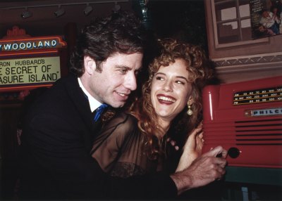 John Travolta and Kelly Preston in 1991