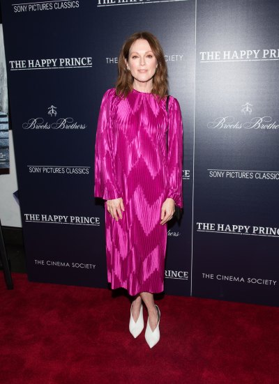 Julianne Moore attends "The Happy Prince" New York screening at iPic Cinema 