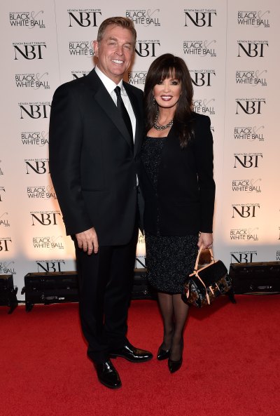 Entertainer Marie Osmond (R) and her husband, Steve Craig, attend Nevada Ballet Theatre's 32nd annual Black & White Ball honoring Olivia Newton-John