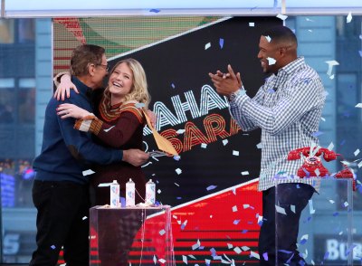 Sara Haines reveals the sex of her baby with help from Maury Povich on "Strahan & Sara" on Tuesday, March 19, 2019. "GMA Strahan & Sara"