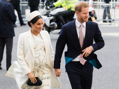 Prince Harry, Duke of Sussex and Meghan, Duchess of Sussex attend the Commonwealth Day service at Westminster Abbey