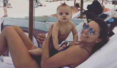 Eva Longoria and baby