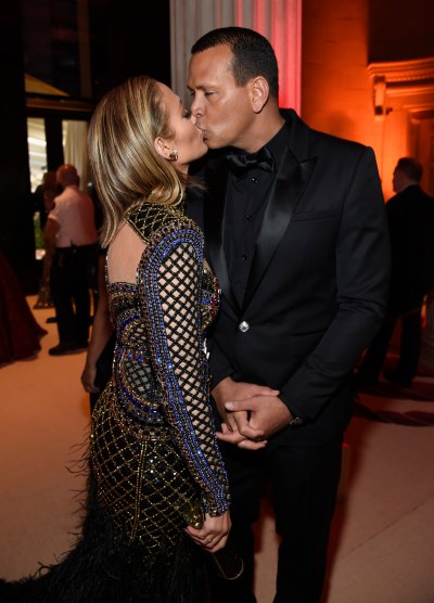 Jennifer Lopez and Alex Rodriguez attend the Heavenly Bodies: Fashion & The Catholic Imagination Costume Institute Gala at The Metropolitan Museum of Art