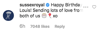 prince-louis-birthday-post-meghan-markle-prince-harry-comment