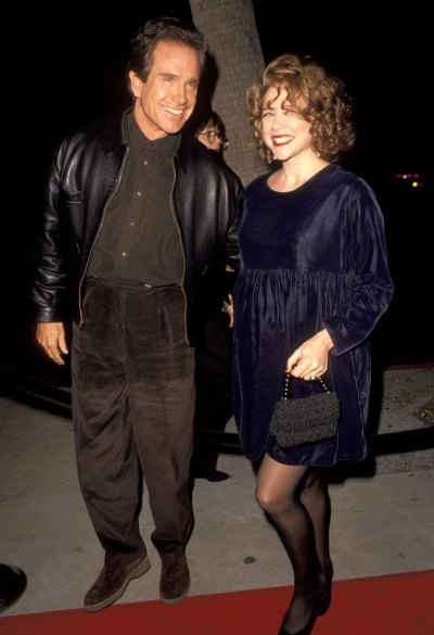 Warren Beatty and Annette Bening in 1991