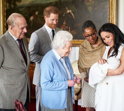 Royal Baby Prince Harry Meghan Markle Archie Harrison Mountbatten Windsor Doria Ragland Queen Elizabeth Prince Charles