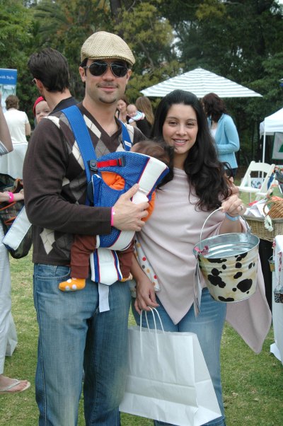 Danny Pino, Lily Pino, and baby Luca