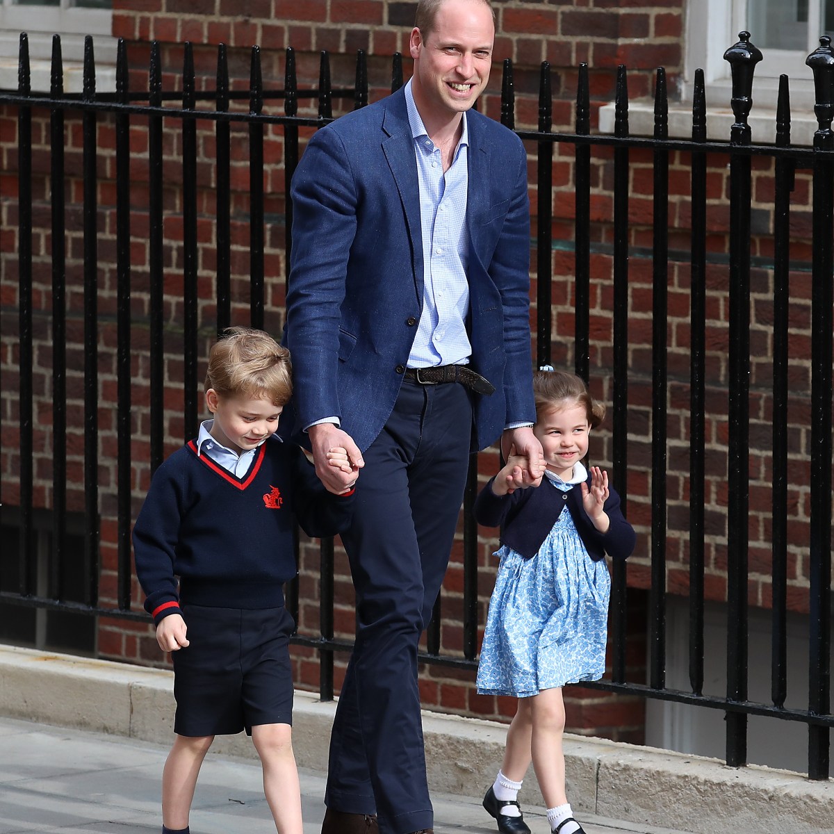 Prince William S Cutest Photos With Kids George Charlotte And Louis