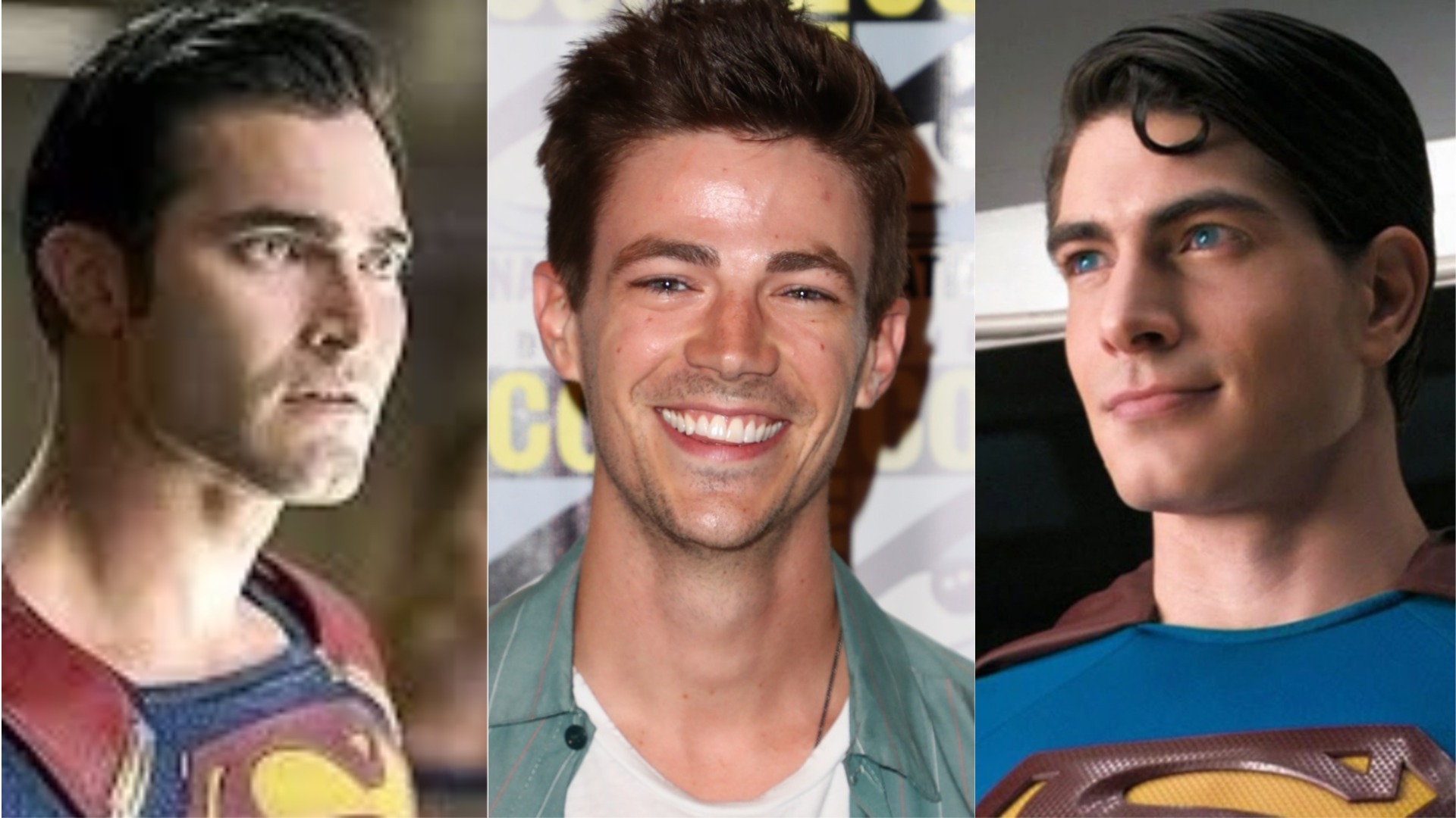 Flock ceiling Accompany Tyler Hoechlin and Brandon Routh Both Playing The CW's Superman
