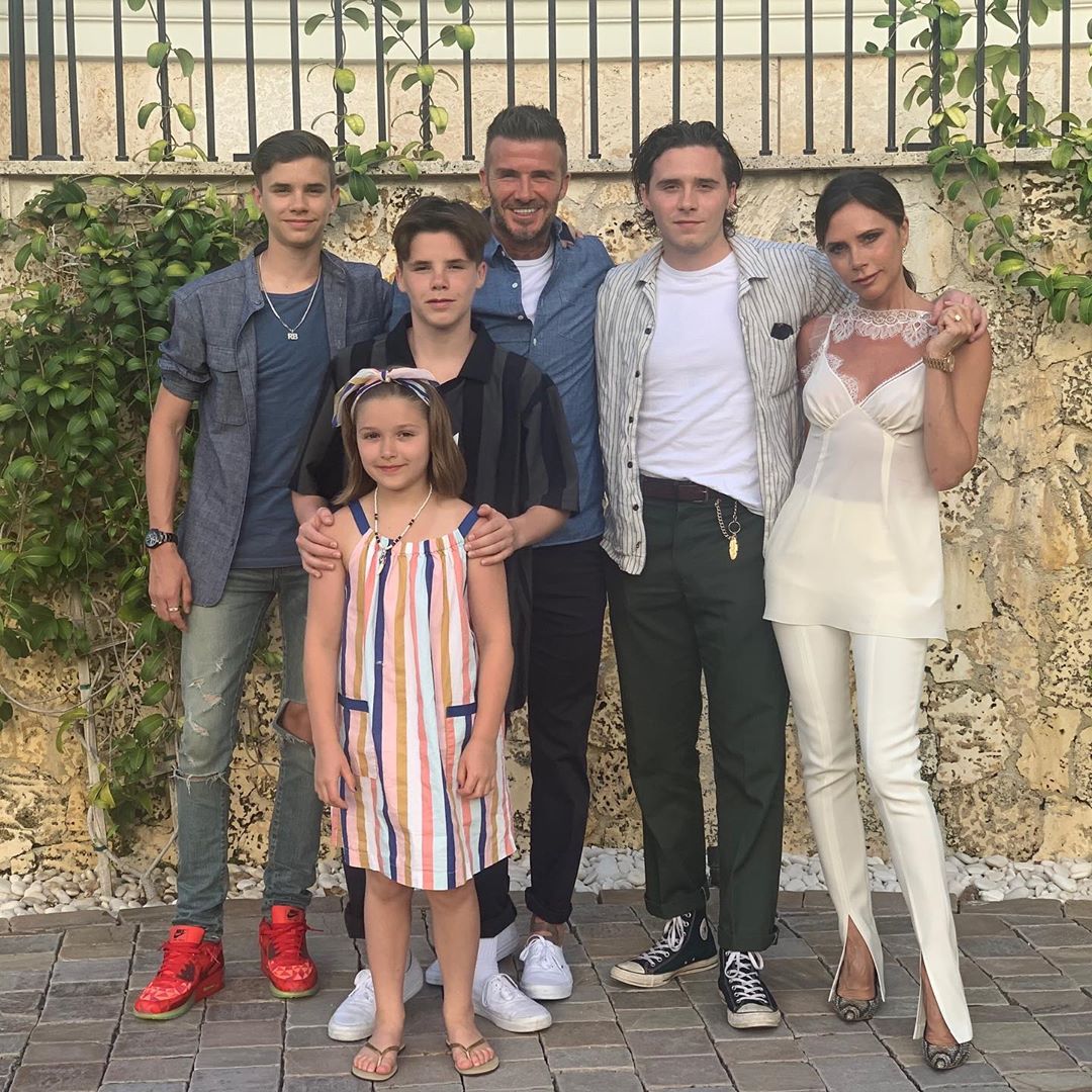 David and Victoria Beckham's Kids Meet Their 4 Children