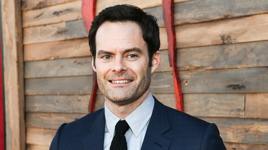 Bill Hader Wearing a Navy Suit at the L.A. Premiere of 'IT Chapter Two'