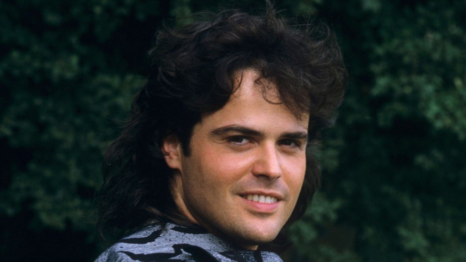 Donny Osmond Poses for a Photo in 1987