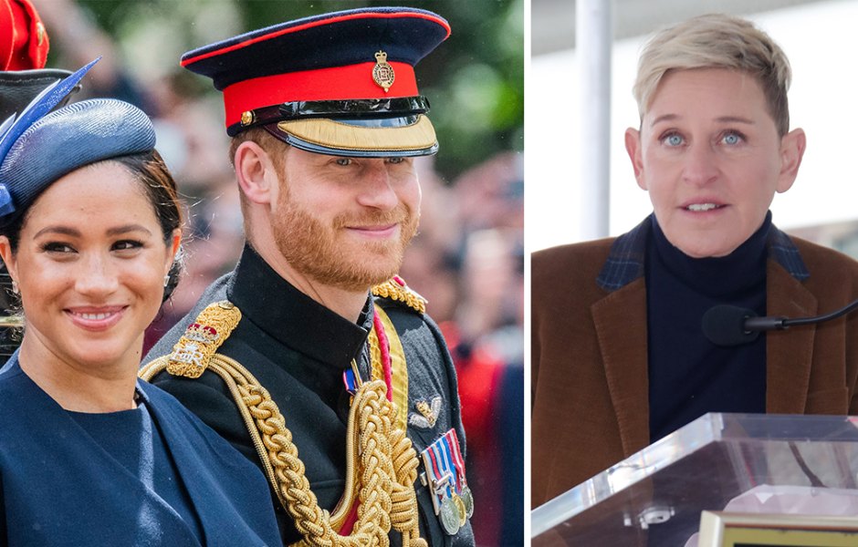 Ellen DeGeneres defends Prince Harry and Meghan Markle amid private jet controversy
