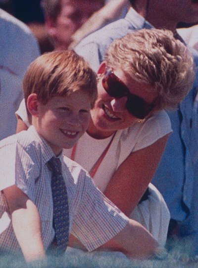 Prince Harry and Princess Diana in 1994