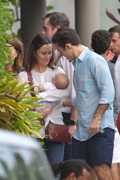 Pippa Middleton and her baby