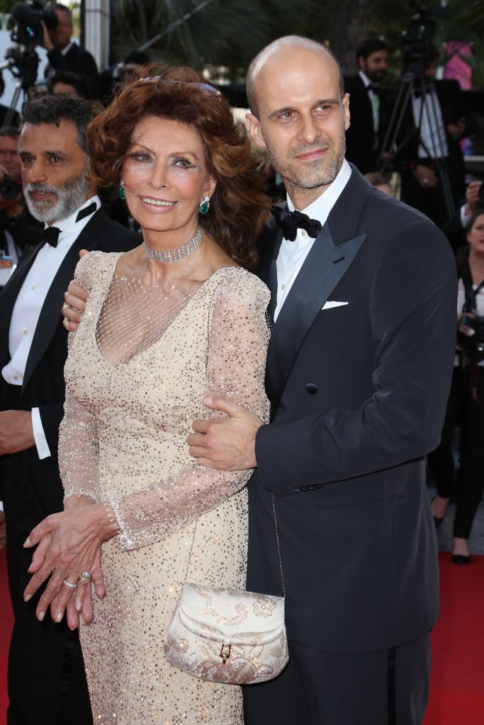 Sophia Loren and son Edoardo Ponti