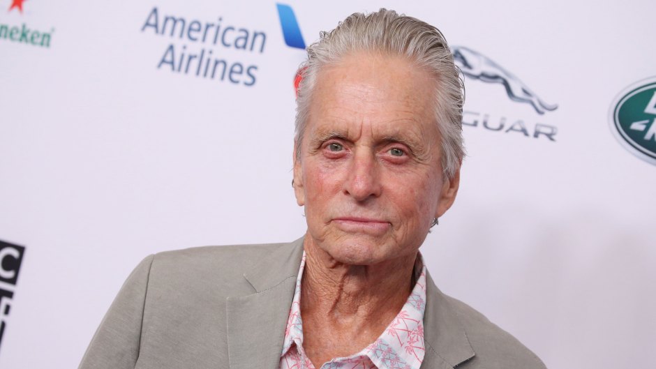 Michael Douglas in a Casual Blazer and Button-Up Shirt at the BAFTA LA TV Tea Party in L.A. on September 21, 2019