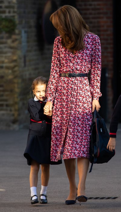 Princess Charlotte's first day at school, Thomas's Battersea