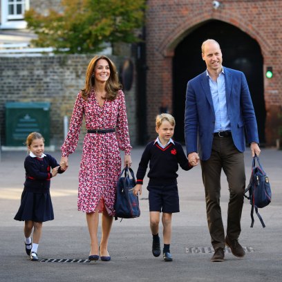 Princess Charlotte's first day at school, Thomas's Battersea